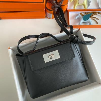 wholesale quality hermes 24/24  mini 21 evercolor noir phd